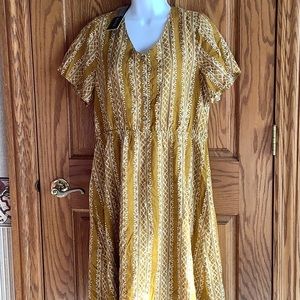 MIKAROSE dress.  Lined,  Boho dress